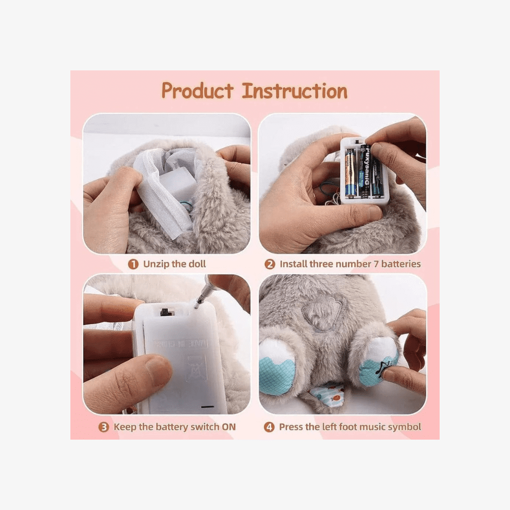 Breathing Otter Soothing Plush Toy