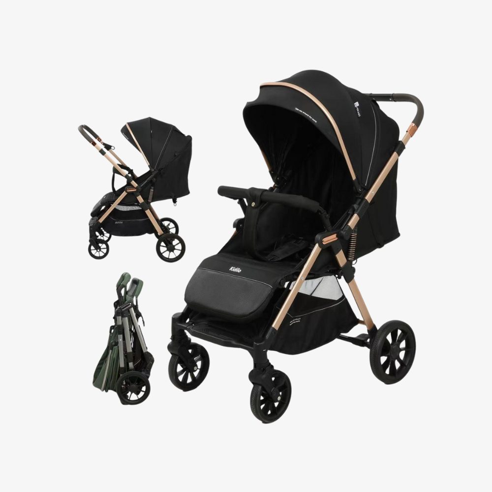 Kidilo D3 Black Baby Stroller