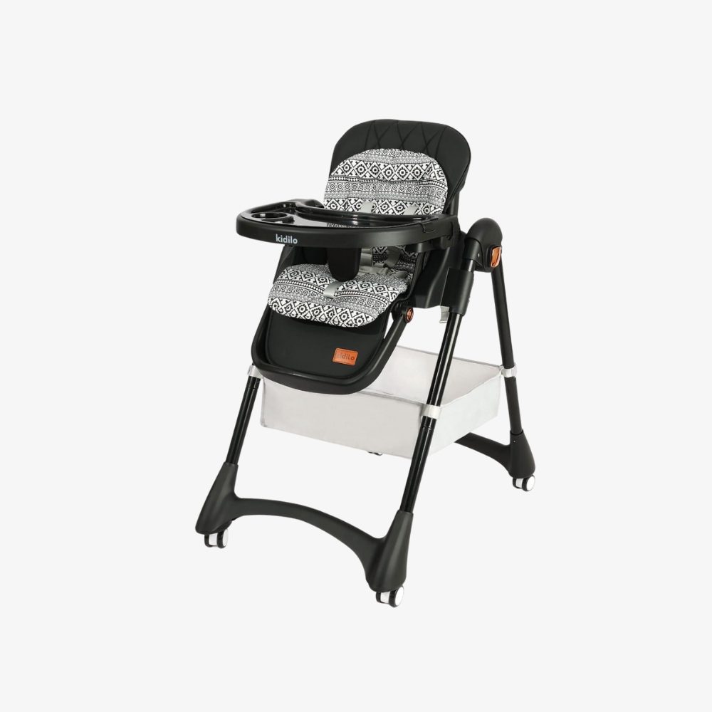 Kidilo KD3-3 Black Baby Stroller – Adjustable & Travel Companion