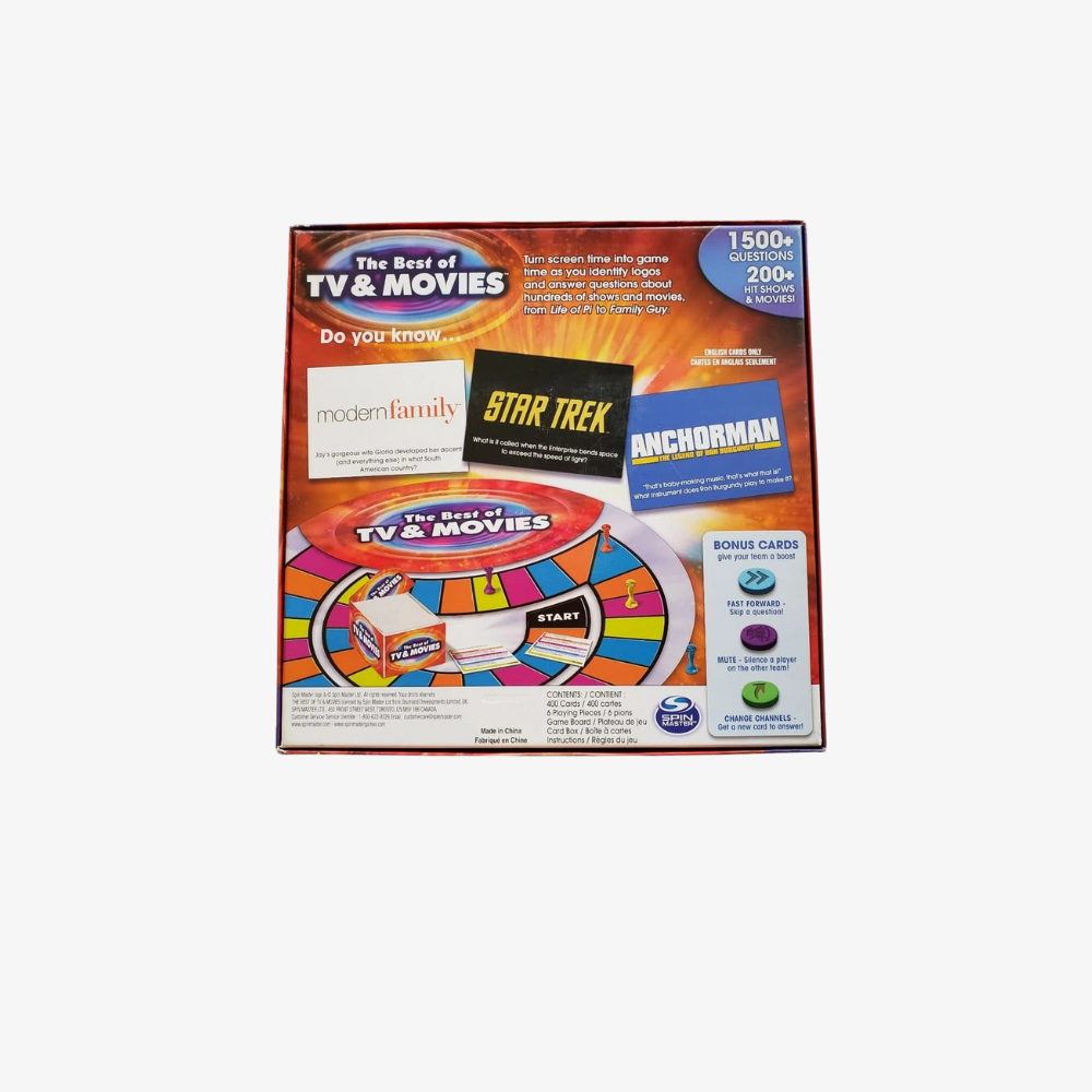 The Best of TV & Movies Board Game