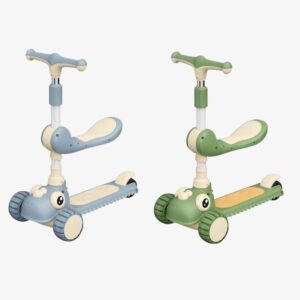 2-in-1 Dinosaur Scooter with Lights & Music