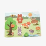 Forest Animals Puzzle Book