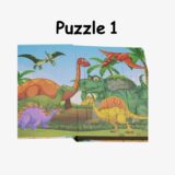 Puzzle Book Dinosaur