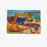 Trucks and Diggers Puzzle Book